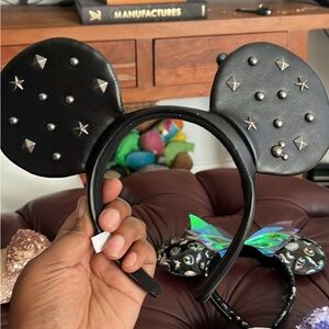 Black studded Disney ears